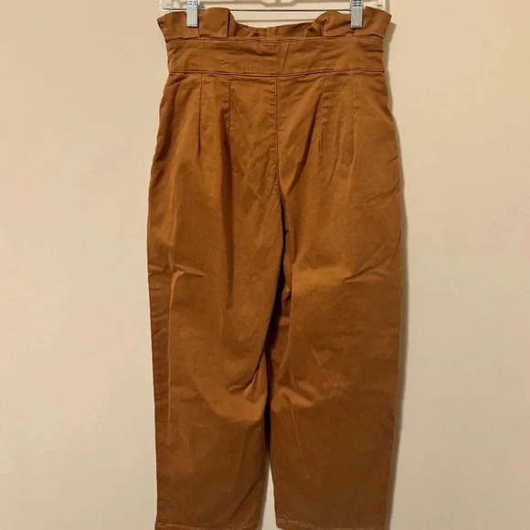 EUC Free People Flow Away Cropped Chestnut Pants Size 2 - Picture 6 of 8